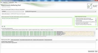 Requirements Authoring Tool